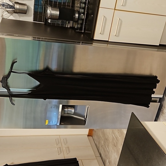💕ENZA COSTA💕 Bias Slip Dress ~ Black Satin Midi Length Size 3 = Large NWOT - Picture 9 of 16